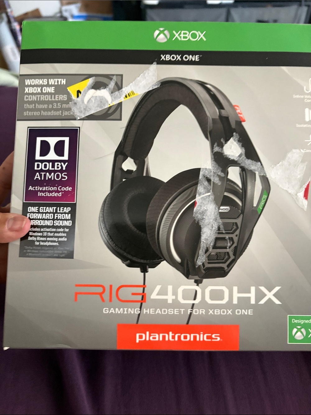Plantronics RIG 400HX Xbox One Gaming Headset - Black